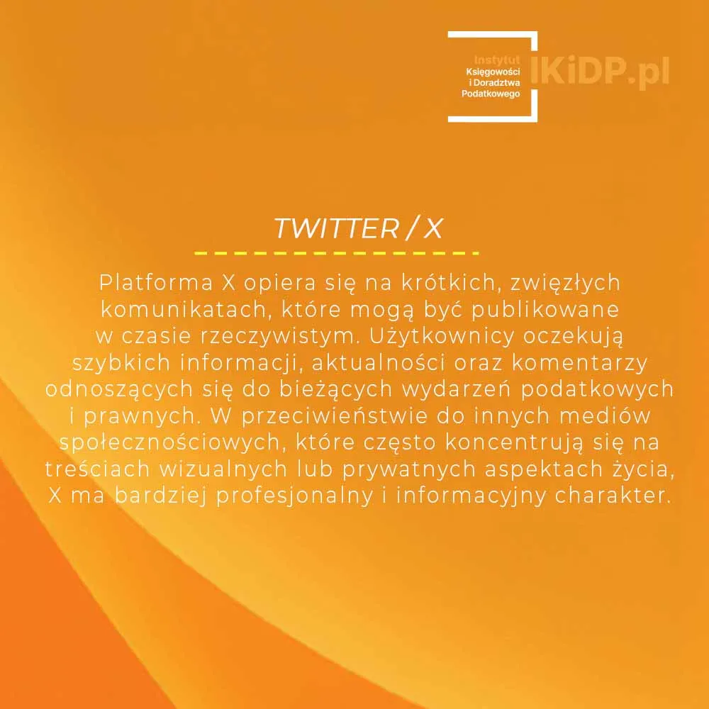Promocja biura rachunkowego - Twitter X